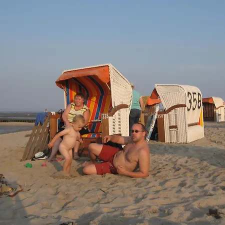 Balkonwohnung Roter Appartamento Hooksiel